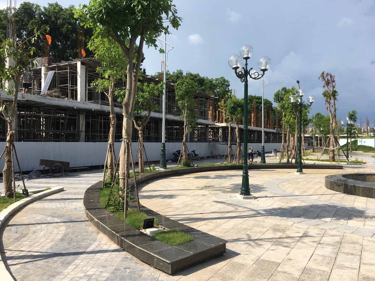 tiến độ xây dựng bình minh garden đức giang